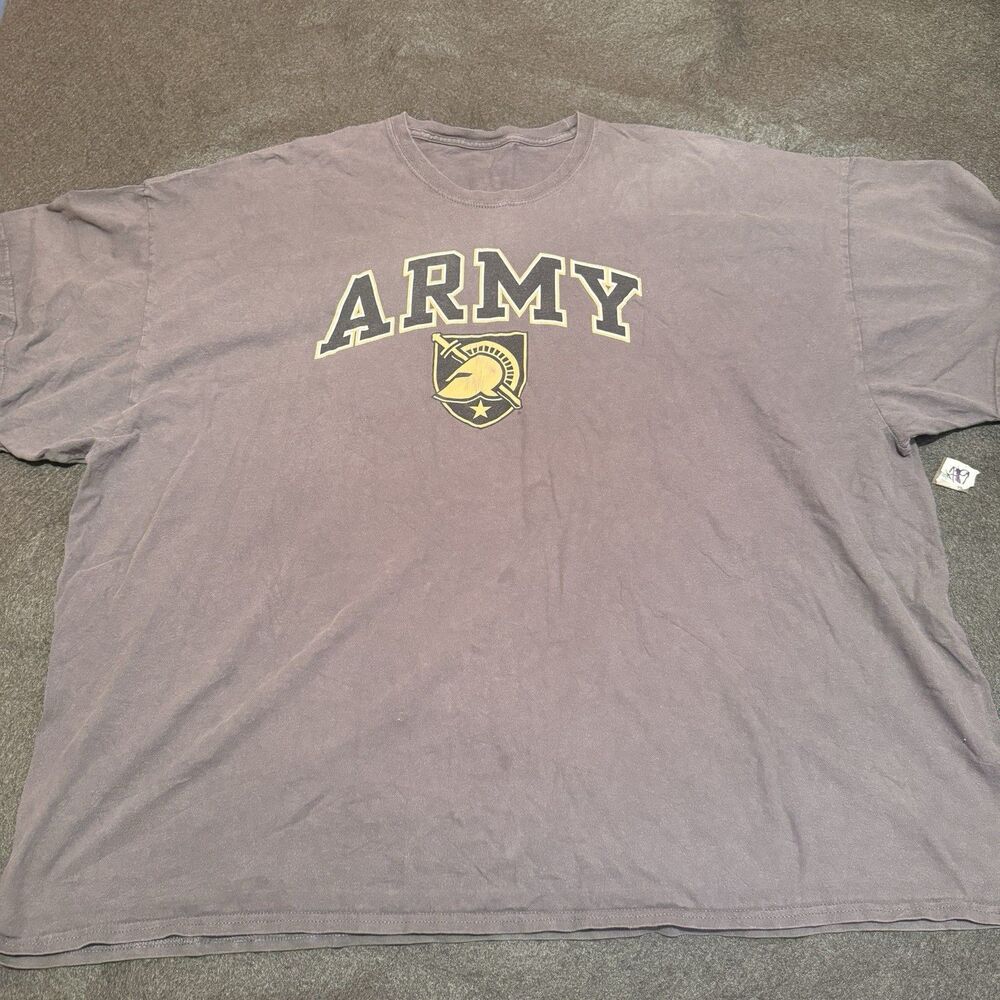 Army Mens 2X Double Extra Large TShirt Gray Short Sleeve Tee Shirt Crew Neck